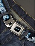 DC Comics Batman Villain Mr Freeze Poses and Title Youth Seatbelt Buckle Belt, , alternate - view 2